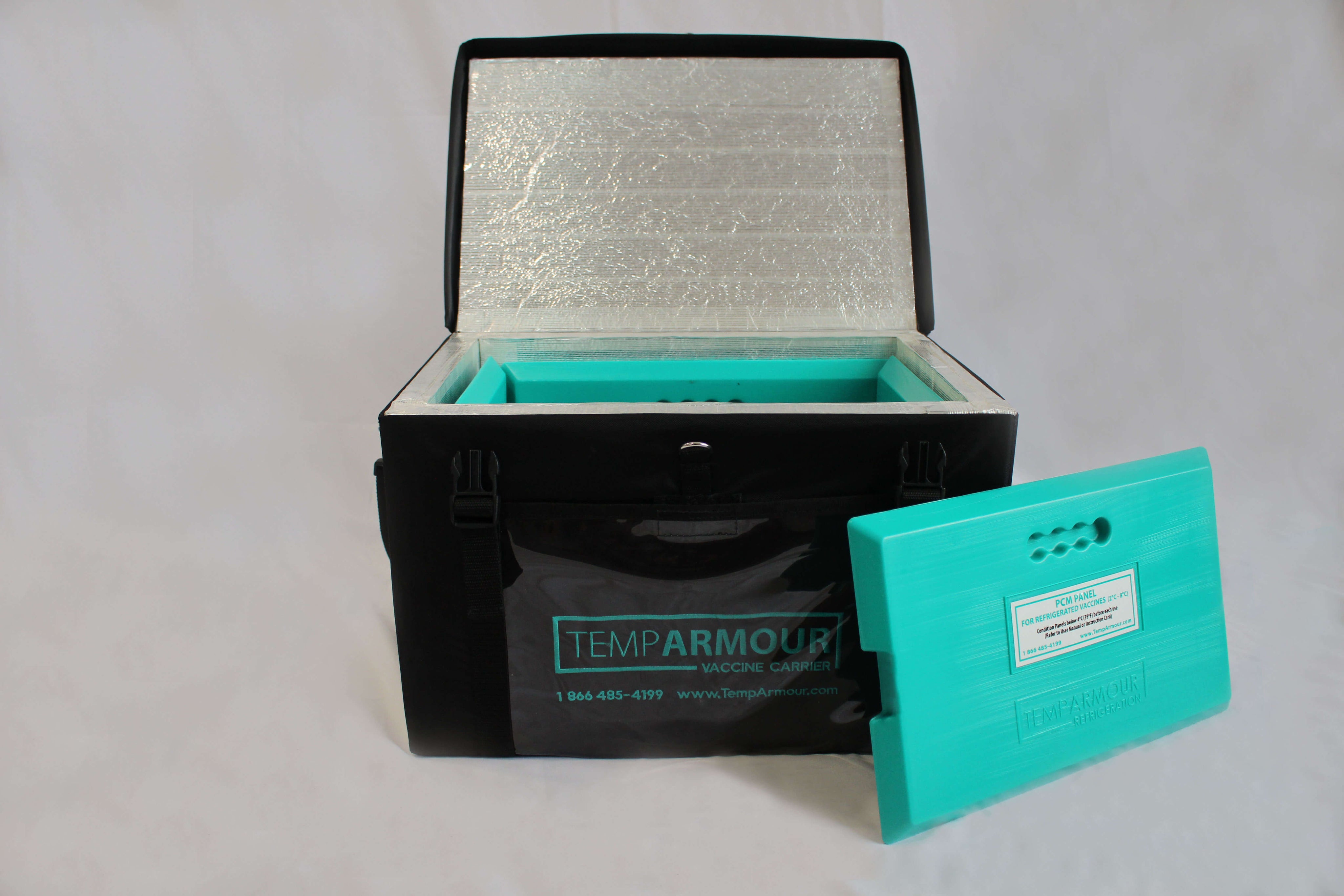 TempArmour Medical Cooler (Model VCT-4) opened