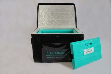 TempArmour Medical Cooler VCT-21 (Frozen Temperatures) carrier with panel