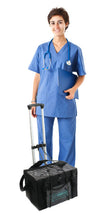 Load image into Gallery viewer, Nurse with Medical Cooler and cart
